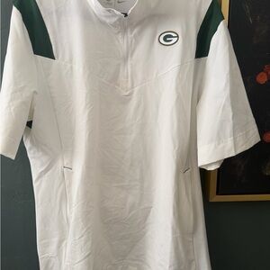 Nike Green Bay Packers White and Green Men's Jersey